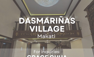 4 Bedroom House and Lot For Sale in Dasmariñas Village, Makati