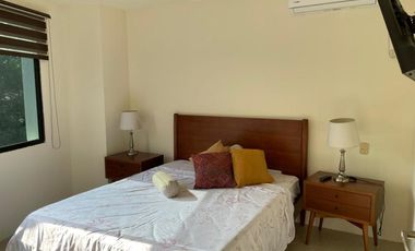 Via a La Costa, Renta Lindo Departamento 2 Dorm Semi - Amoblado