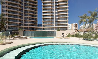 Condominio de lujo con vistas al mar y la marina, en Puerto Cancún.