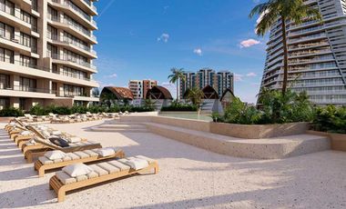 Condominio de lujo con vistas al mar y la marina, en Puerto Cancún.