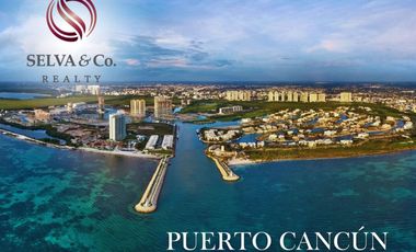 Condominio de lujo con vistas al mar y la marina, en Puerto Cancún.