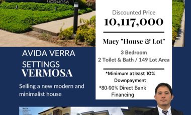 3-Bedroom House and Lot For Sale in Imus, Cavite- Avida Verra Settings Vermosa by Ayala Land Property