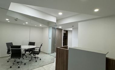 OFICINA en RENTA AMUEBLADA con TERRAZA en WTC, Nápoles CDMX