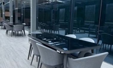 OFICINA en RENTA AMUEBLADA con TERRAZA en WTC, Nápoles CDMX