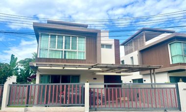 Modern Quality house for sale in community gate near Lanna International School, Hang dong, Chiang Mai.