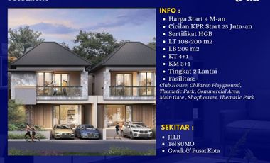 Dijual Rumah Baru Mewah Citraland The Greenlake Surabaya start 4Man