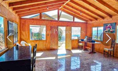 León Propiedades vende parcela con 2 casas ,en sector las achiras, Curacaví