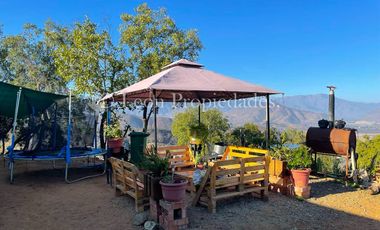 León Propiedades vende parcela con 2 casas ,en sector las achiras, Curacaví