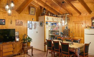 León Propiedades vende parcela con 2 casas ,en sector las achiras, Curacaví