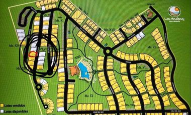 VENDO TERRENO EN CONDOMINIO PLAYA SAN ANTONIO SUR  CLUB REGATAS