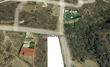 terreno en venta  en lomas de tesoro tepeji del rio, hidalgo, fraccionamiento presa escondida