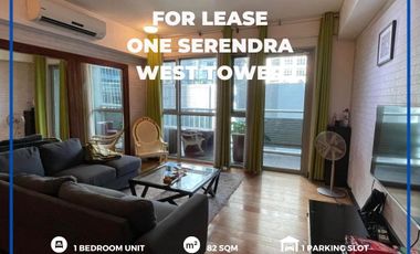 Fully Furnished | 1Br unit for Lease in One Serendra West Tower