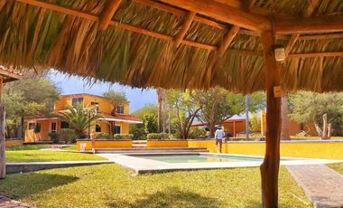 CASA QUINTA AMUEBLADA EN VENTA EN SANTIAGO NUEVO LEON ZONA LA TINAJA, CARRETERA LOS CAVAZOS A JUAREZ NUEVO LEON, KM 15