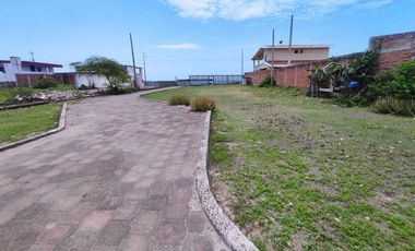 terreno de venta frente al mar en Crucita