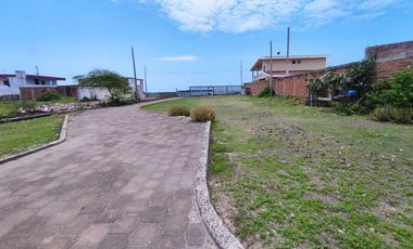 terreno de venta frente al mar en Crucita