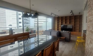 Puerto Santana, Se renta lindo departamento 2 dormitorios con balcon full amoblado