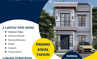 Rumah 2 Lantai di Taman Cimanggu Kota Bogor Termurah