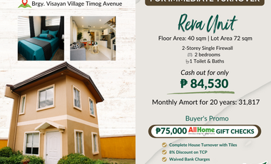 Ready for Occupancy in Tagum City