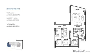 3 BR LUXURY CONDOMINIUM FACING DAVAO GULF!READY FOR OCCUPANCY