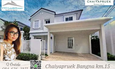 House for Rent, CHAIYAPRUEK Bangna KM.15 70,000 Baht/month (Fully furnished)