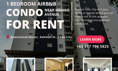 1 Bedroom AirBnB Condo For Rent near Mango Avenue