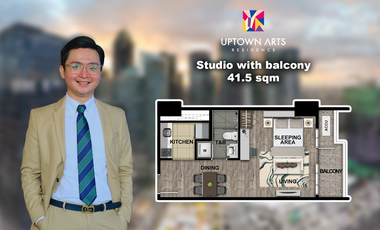 Uptown Arts Studio unit Preselling condo for sale Bonifacio Global City Fort Bonifacio Taguig City near malls and schools