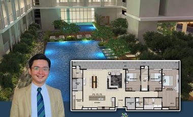 Penthouse 3-bed with balcony 212 sqm Park Mckinley West Fort Bonifacio Taguig City condo for sale