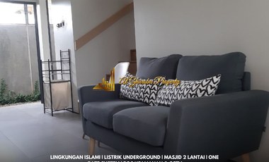 Rumah Syariah Townhouse Muslim Cinangka Siap Huni 800 Juta-an LIstrik Underground