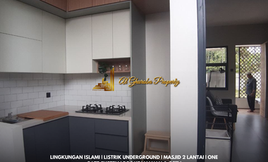Rumah Syariah Townhouse Muslim Cinangka Siap Huni 800 Juta-an LIstrik Underground