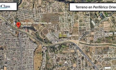Terreno en venta sobre Periférico Oriente en Tonala Jal