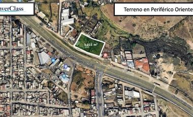 Terreno en venta sobre Periférico Oriente en Tonala Jal