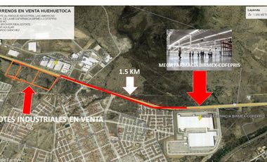 Terreno Industrial/Comercial, 120,734 m² a 2 Minutos de La Megafarmacia (Antes Liverpool).