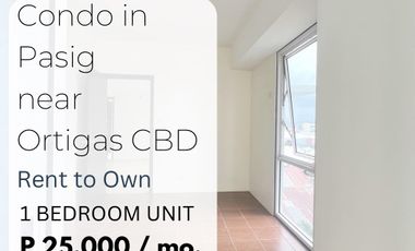 Condo in Pasig Ortigas 1 Bedroom 44.00 sqm No Down Payment