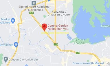 Corner Lot For Sale Near LRT-2 Stations (Katipunan, Anonas, Cubao) Geneva Gardens Neopolitan VII