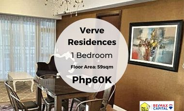 Verve Residences BGC 1 Bedroom Condo For Lease!