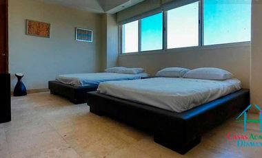 Oportunidad por Otis. Departamento de playa con vista frontal al mar