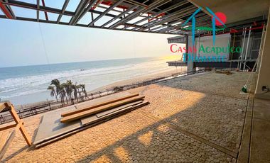 Oportunidad por Otis. Departamento de playa con vista frontal al mar