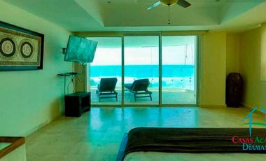 Oportunidad por Otis. Departamento de playa con vista frontal al mar