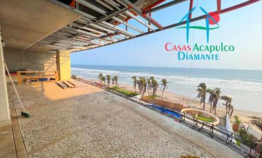 Oportunidad por Otis. Departamento de playa con vista frontal al mar