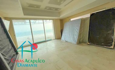 Oportunidad por Otis. Departamento de playa con vista frontal al mar