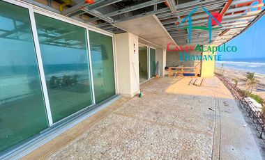 Oportunidad por Otis. Departamento de playa con vista frontal al mar