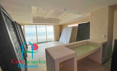 Oportunidad por Otis. Departamento de playa con vista frontal al mar