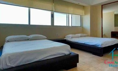 Oportunidad por Otis. Departamento de playa con vista frontal al mar
