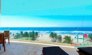 Oportunidad por Otis. Departamento de playa con vista frontal al mar