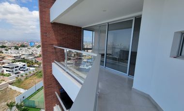 Departamento en venta primera línea al Mar, sector playa Murciélago, Cerca al Mall del Pacífico  Manta Ecuador