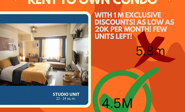 RENT TO OWN READY FOR OCCUPANCY for as low as 20K per month Cebu City
