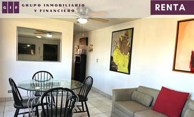 DEPARTAMENTO AMUEBLADO EN RENTA EN ZONA RIO | 2 REC | $1,400 DÓLARES