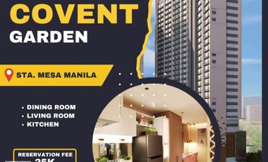 RFO 5% DP TO MOVE IN - RENT TO OWN CONDO LOCATED IN STA. MESA MANILA NEAR UNIVERSITIES