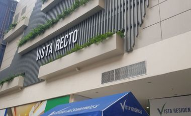 86k Dp to movein RFO Condo at Vista Recto beside UE and FEU