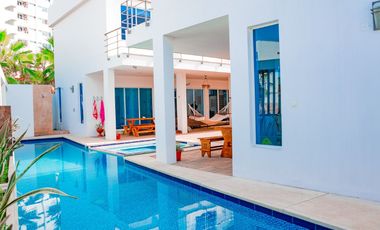 Punta Centinela, Venta de Hermosas Casas Duplex de Estreno 5 Dorm con Piscina